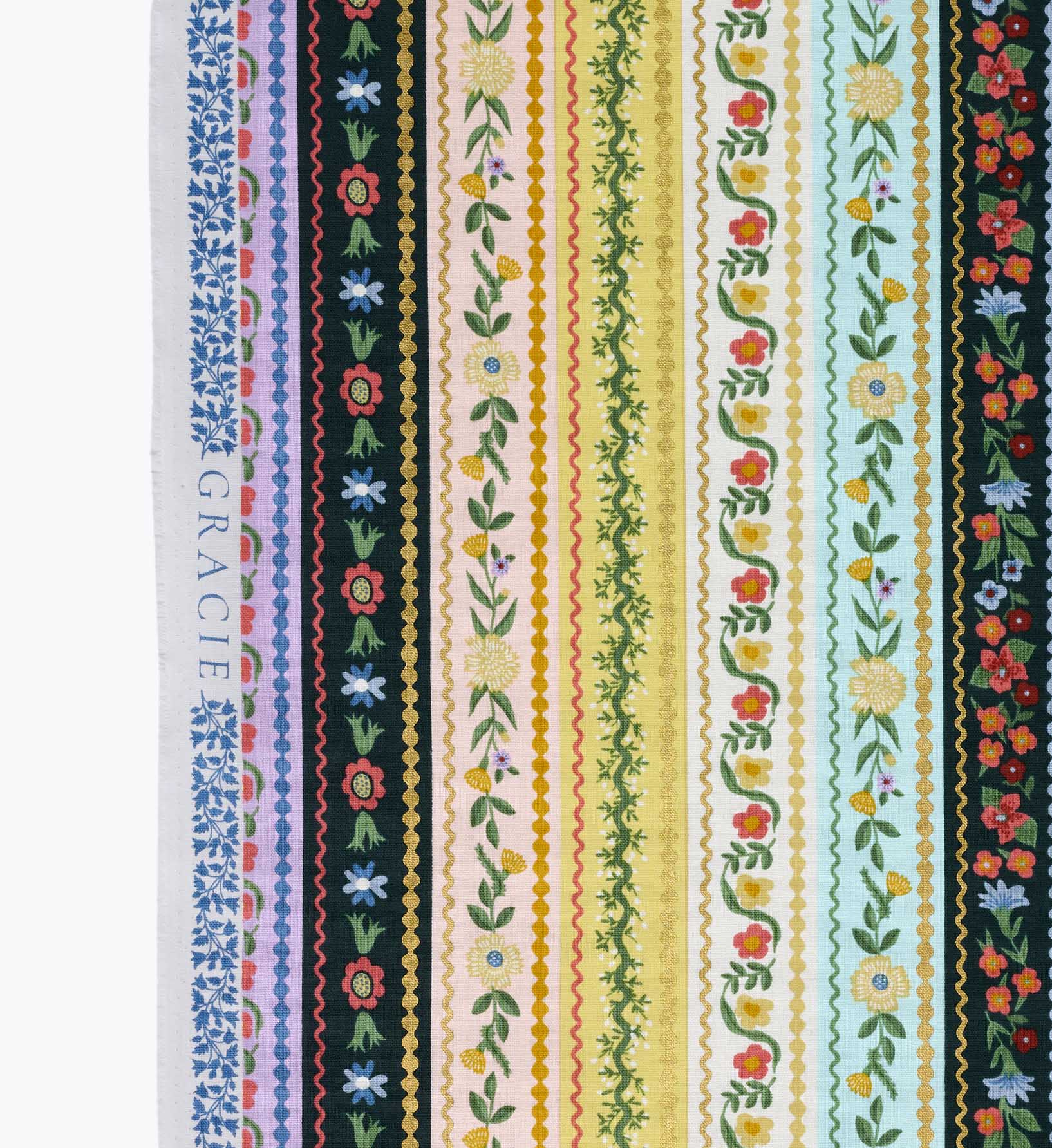 Gemma Canvas Metallic Fabric - Multi