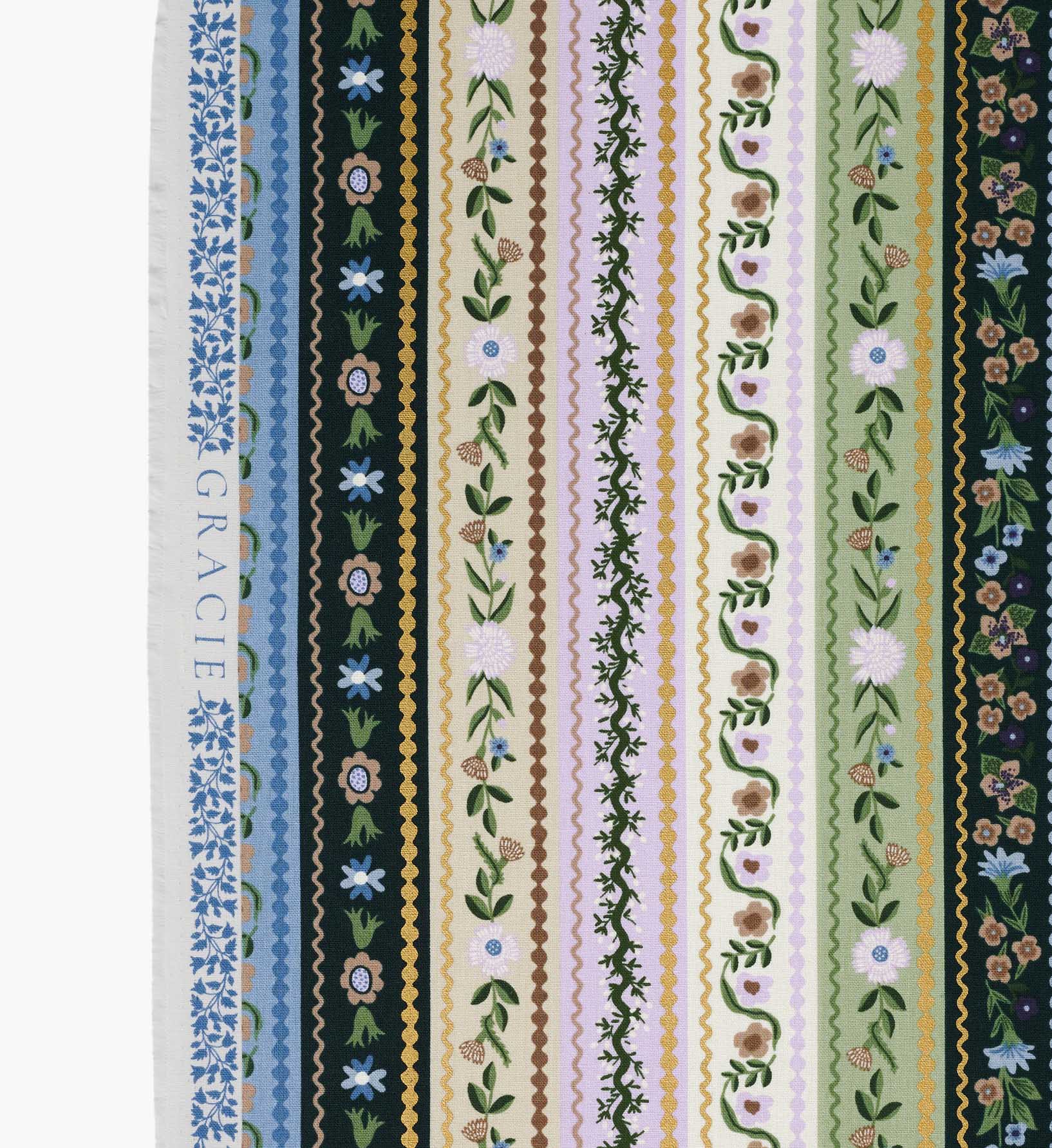 Gemma Canvas Metallic Fabric - Cool