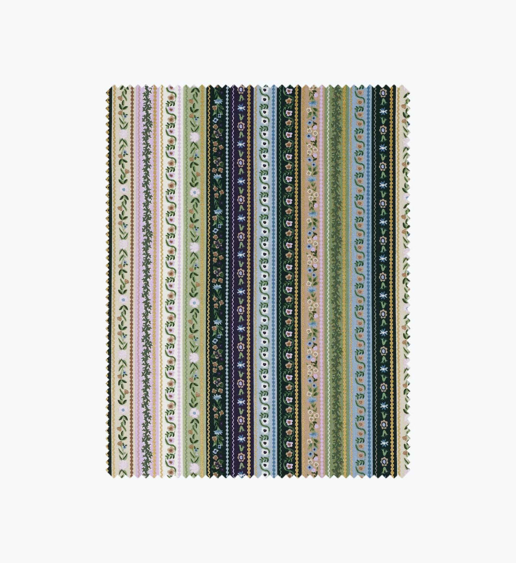 Gemma Cotton Metallic Fabric - Cool
