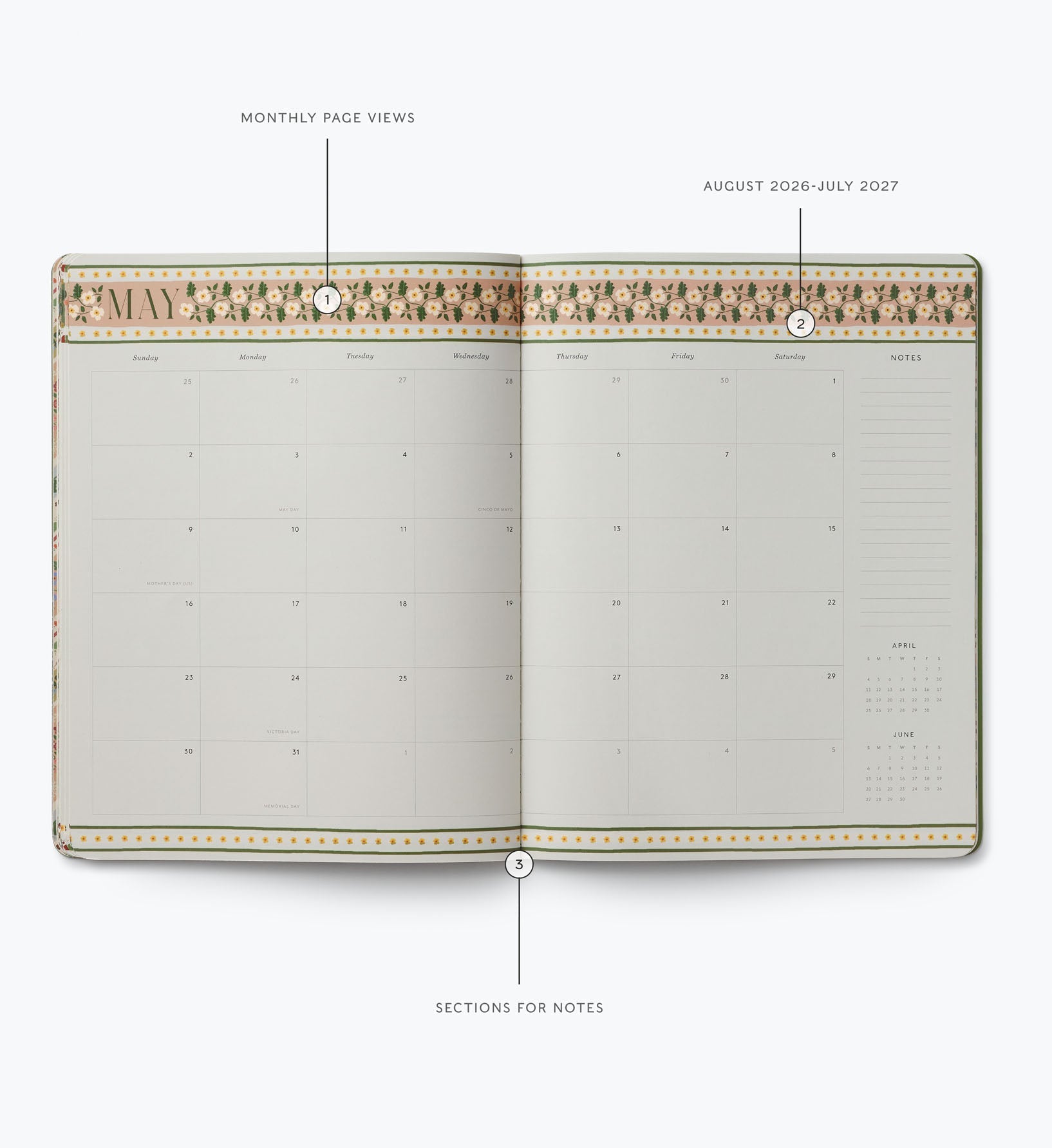 2026-2027 12-Month Academic?Appointment Notebook - Paisley